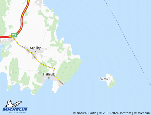 Mappa MICHELIN Hörvik - ViaMichelin