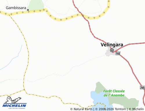 MICHELIN-Landkarte Bantanto Samoundé - ViaMichelin