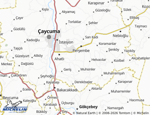 MICHELIN Kerimler map - ViaMichelin