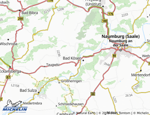 MICHELIN Fränkenau map - ViaMichelin