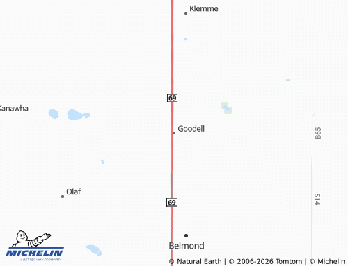 Mappa MICHELIN Goodell - ViaMichelin
