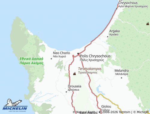 Carte MICHELIN Prodromi - ViaMichelin