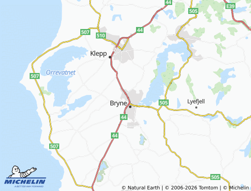 Carte MICHELIN Kåsen - ViaMichelin