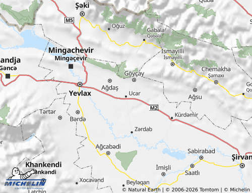 MICHELIN Ucar map - ViaMichelin