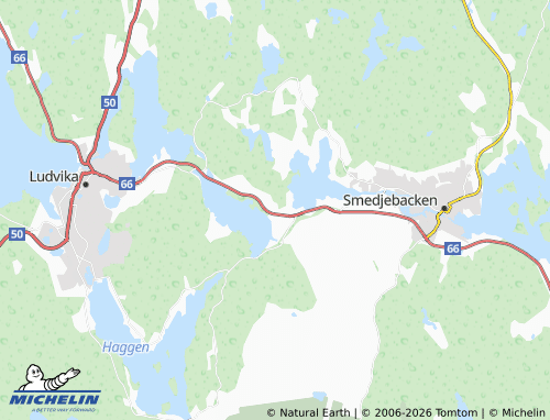 Mapa MICHELIN Västra Lernbo - ViaMichelin