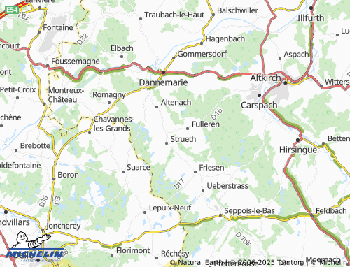 Mappa MICHELIN Mertzen - ViaMichelin