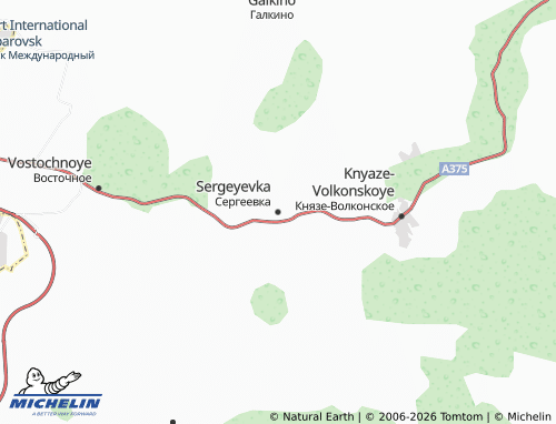 MICHELIN-Landkarte Sergeyevka - ViaMichelin
