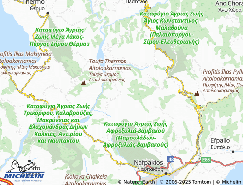 Carte MICHELIN Rigani - ViaMichelin