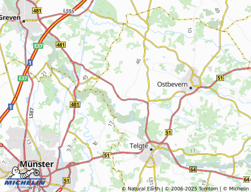 MICHELIN Vadrup map - ViaMichelin