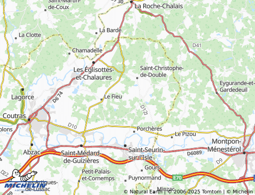 MICHELIN-Landkarte Fenouil - ViaMichelin