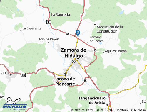 MICHELIN Estación de Ferrocarril map - ViaMichelin