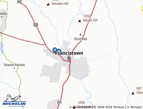 MICHELIN Area G map - ViaMichelin