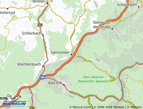 MICHELIN Salmünster map - ViaMichelin