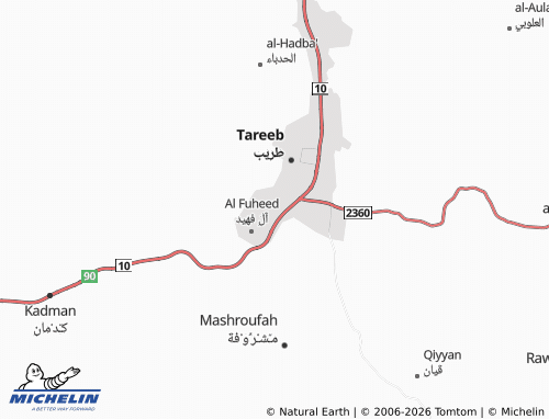 MICHELIN-Landkarte al-Sina'iyyah - ViaMichelin