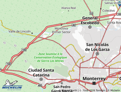Mappa MICHELIN Cumbres San Ángel - ViaMichelin