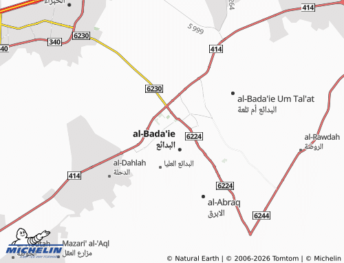 MICHELIN-Landkarte al-Quds - ViaMichelin