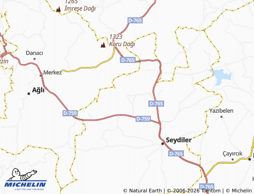 Mappa MICHELIN Çırdak - ViaMichelin