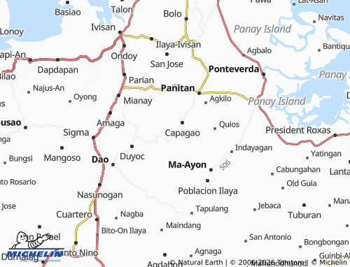 MICHELIN Cala-An map - ViaMichelin
