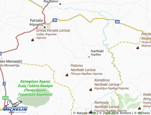 Mapa MICHELIN Dilofo - ViaMichelin