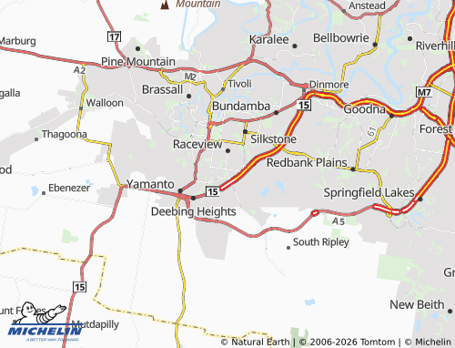 MICHELIN Flinders View map - ViaMichelin