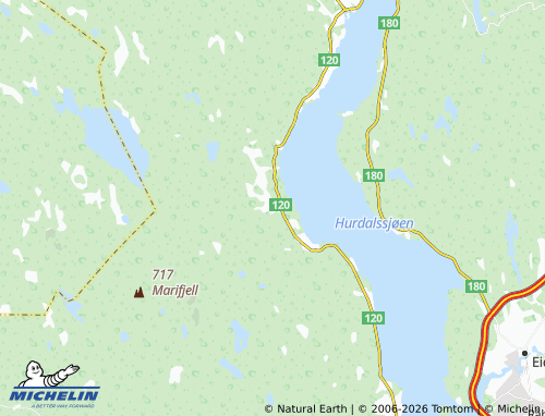 MICHELIN Rustad map - ViaMichelin