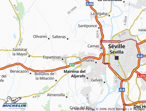 Mapa MICHELIN Montecillos - ViaMichelin