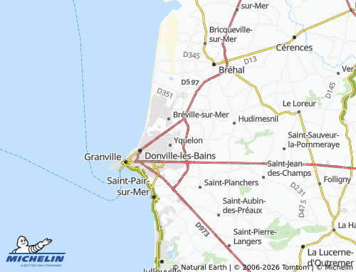 MICHELIN Longueville map - ViaMichelin