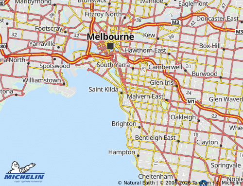 MICHELIN Saint Kilda map - ViaMichelin