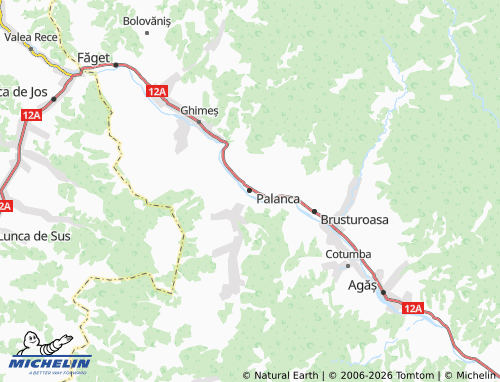 Mappa MICHELIN Palanca - ViaMichelin