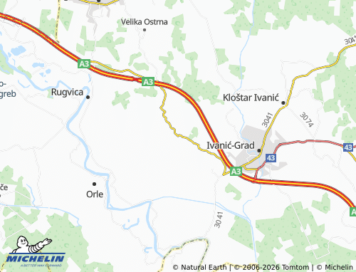 Mapa MICHELIN Trebovec - ViaMichelin