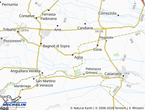 Mapa MICHELIN Agna - ViaMichelin