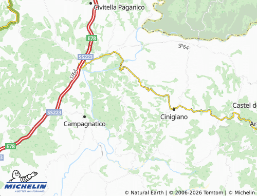MICHELIN La Cava map - ViaMichelin