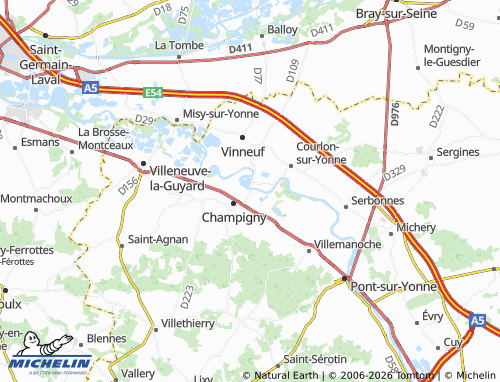 MICHELIN La Tuilerie map - ViaMichelin