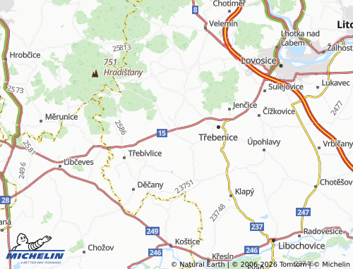 Mappa MICHELIN Podsedice - ViaMichelin