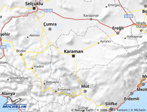 Mappa MICHELIN Karaman - ViaMichelin