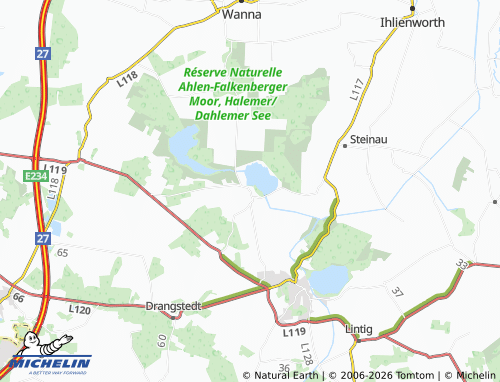 MICHELIN Flögeln map - ViaMichelin