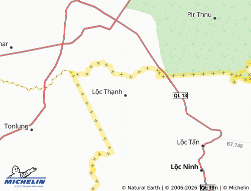 Mappa MICHELIN Lộc Thạnh - ViaMichelin