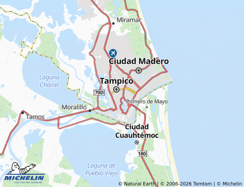 Mapa MICHELIN Frente Democrático - ViaMichelin