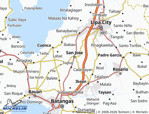 MICHELIN San Jose map - ViaMichelin
