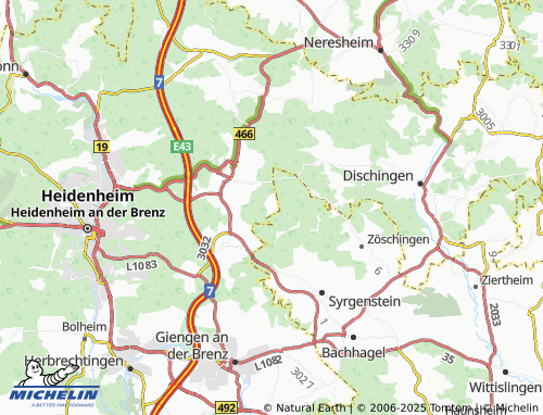 Carte MICHELIN Wahlberg - ViaMichelin