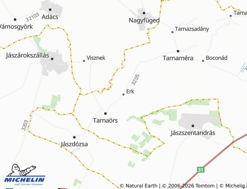 Mappa MICHELIN Erk - ViaMichelin