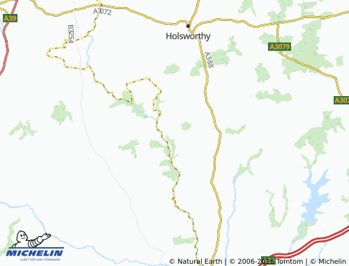 Carte MICHELIN Tetcott - ViaMichelin
