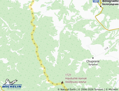Mappa MICHELIN Stakevtsi - ViaMichelin