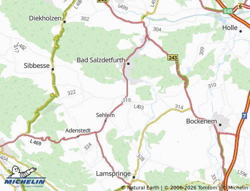 MICHELIN Östrum map - ViaMichelin