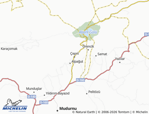 Mappa MICHELIN Çepni - ViaMichelin