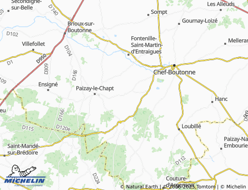 Mapa MICHELIN Crézières - ViaMichelin