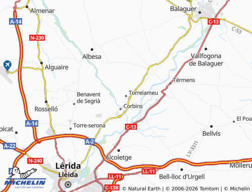 Mappa MICHELIN Torrelameu - ViaMichelin