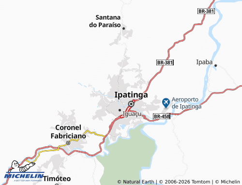 Mappa MICHELIN Canaã - ViaMichelin