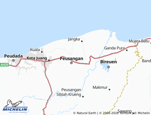 MICHELIN Cot Panjoe map - ViaMichelin