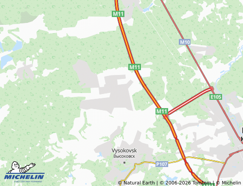 Carte MICHELIN Chernobyl' SNT - ViaMichelin